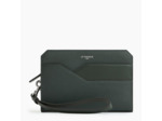 Pochette avec dragonne Gaston en cuir grain croisé