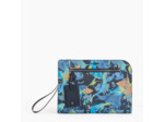 Pochette 13 Emile en cuir signature T