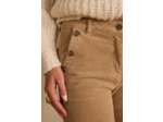 Pantalon flare NINON en velours