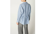 Chemise eza ecru rayures bleu