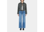 Blouson Court Ample black white