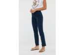 Pantalon straight fit, coupe droite, taille haute