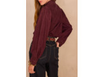 Blouse SERAPHINE en velours 100% coton