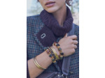 Gilet sans manches en laine bouclette SABRINA