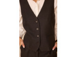 Gilet sans manches ABEL BIS en laine à chevrons