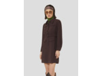 Robe Roya Chocolat en Polyester