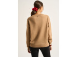 Pull col rond 100% cachemire