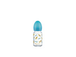 Biberon Standard droit en verre 120 ml Bleu