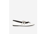 Ballerines En Cuir white