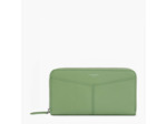 Compagnon zippé Charlotte en cuir lisse