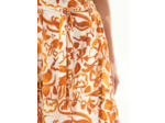Jupe orange confite