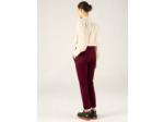 Pantalon droit bordeaux