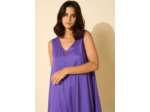 Robe midi à col V