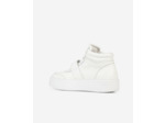 Sneakers Montante En Cuir white