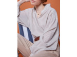 Blouse rayure mauve