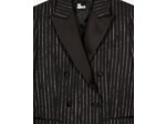 Veste de smoking ample revers satin black