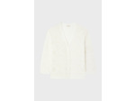 Gilet col V en crochet - LYSIA