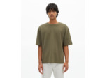 T-shirt mixte large uni kaki kaki
