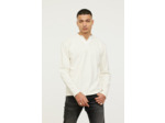 Henley en coton piqué