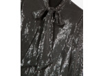 Chemise à sequins grise grey