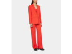 Veste Tailleur Rouge En Crêpe red