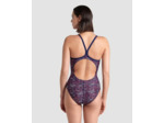 Maillot de bain arena Performance Abstract Tiles Light Drop Back pour femmes