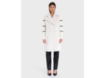Manteau Macaria Ecru en Polyuréthane