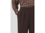 Pantalon Parigi Chocolat en Polyester