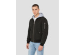 Bomber à capuche moletton