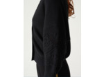 Cardigan black as night