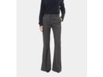 Pantalon En Laine Flare Gris grey