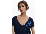 T-Shirt À Manches Courtes En Maille – Femme