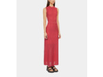 Robe Longue Fuchsia En Maille Ajourée middle navy