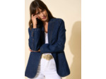 Blazer en denim brut