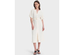 Robe Rafaelle Ecru en Polyester