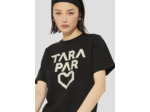 T-Shirt Trefle Noir en Coton