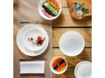 6 assiettes creuses 20cm white Evolutions