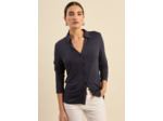T-shirt col chemise manches longues
