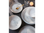 Service 18 assiettes granit Diwali Marbre