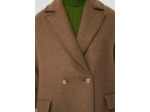Manteau Milo Noisette en Laine Vierge