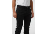 Pantalon straight fit, taille medium haute,jambe ajustée