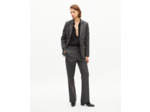 Veste tailleur en pied de puce noir et gris black