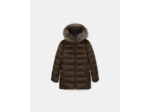 Doudoune Dalya Chocolat en Polyester