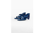 Sandales À Talon En Denim – Femme