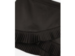 Mini jupe a details plisses black
