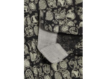 Chemise slim noir / ecru