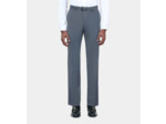Pantalon De Costume En Laine Bleu blue
