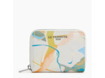 Porte monnaie zippé Emilie en cuir caviar