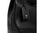 Grand sac hobo Romy en cuir grainé et lisse