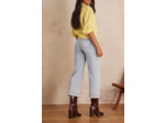 Jean cropped en denim LEA